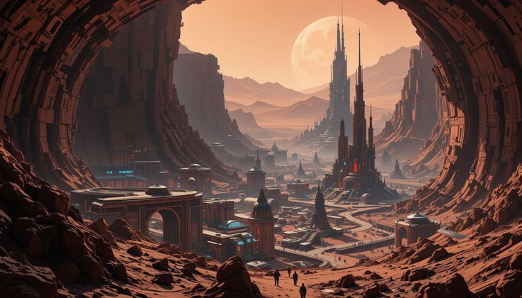 Cover art for Kalinor, a science fiction scenario on AI Dungeon
