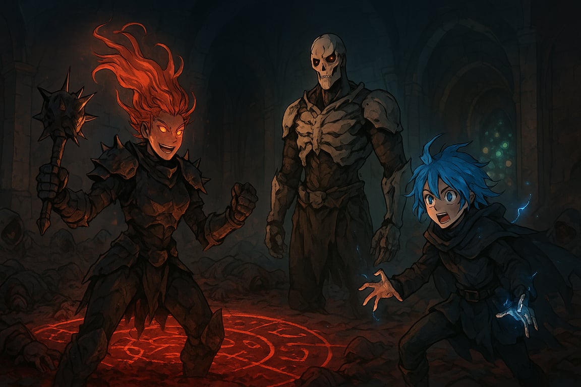 Cover art for How to not become a Monster, a lit rpg scenario on AI Dungeon