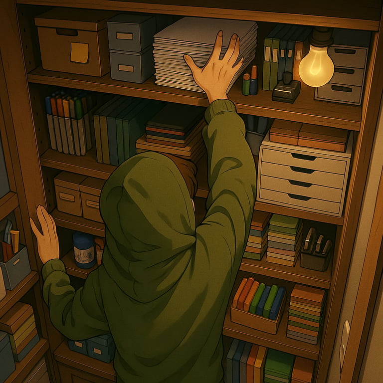 Cover art for Caught with Your Hands Full, a caught scenario on AI Dungeon