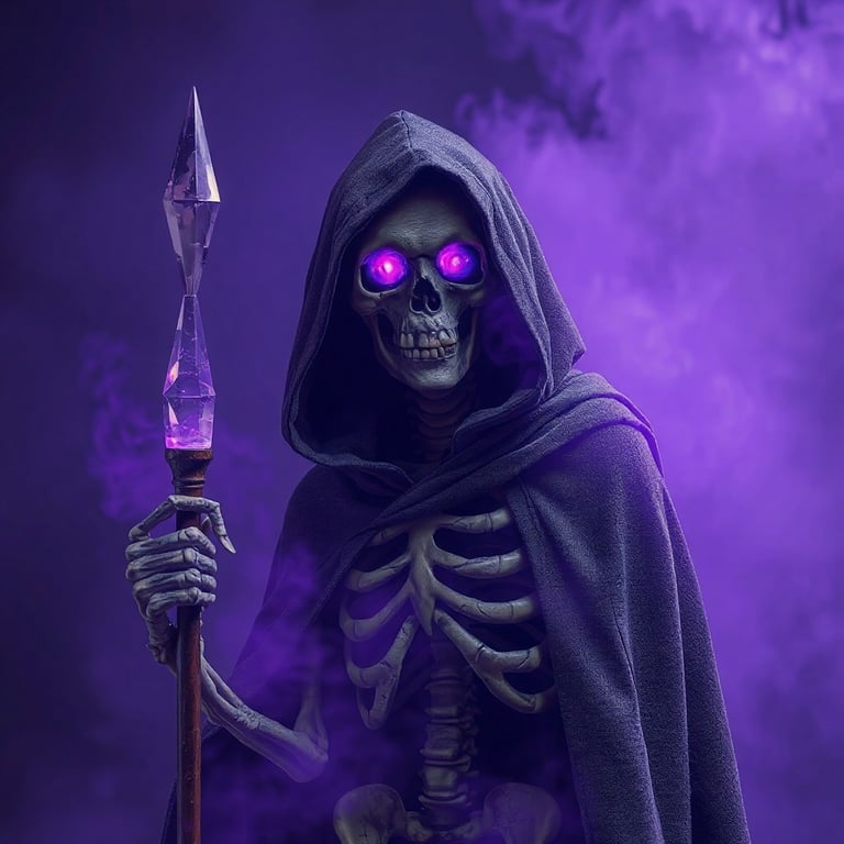 Cover art for You are the Necromancer (LewdLeah Auto-Cards), an autocards scenario on AI Dungeon