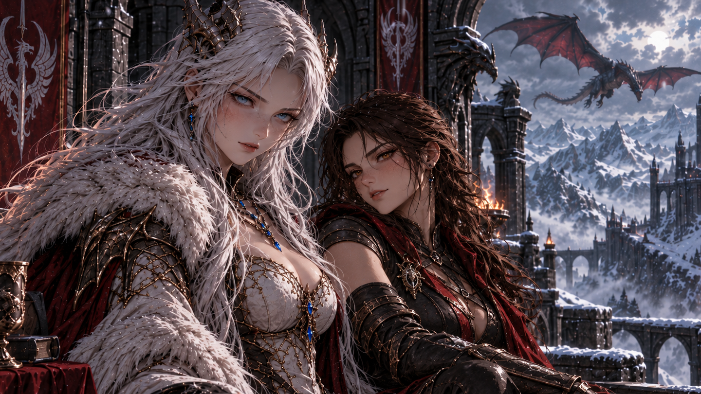 Cover art for Shared Sky, a romance scenario on AI Dungeon