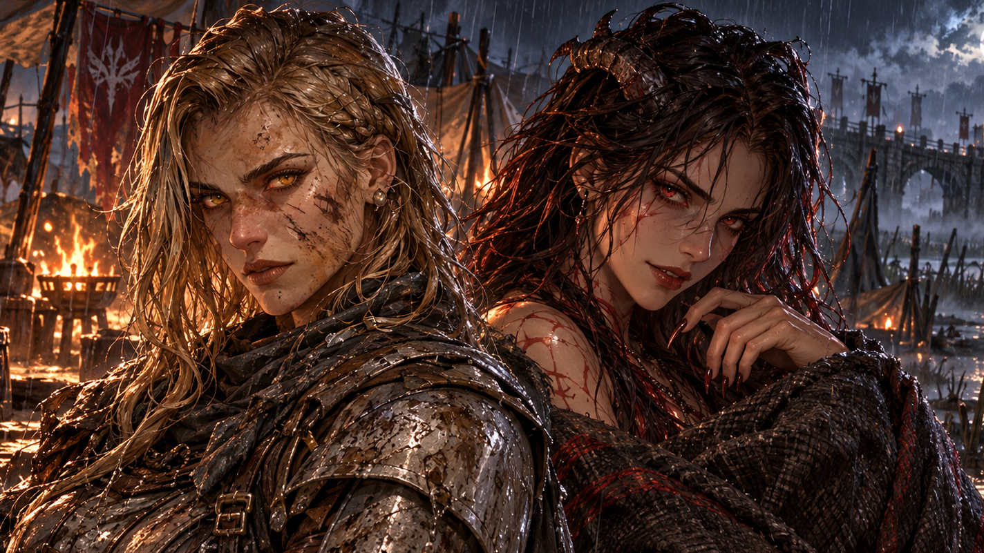 Cover art for War Hounds, a fantasy scenario on AI Dungeon