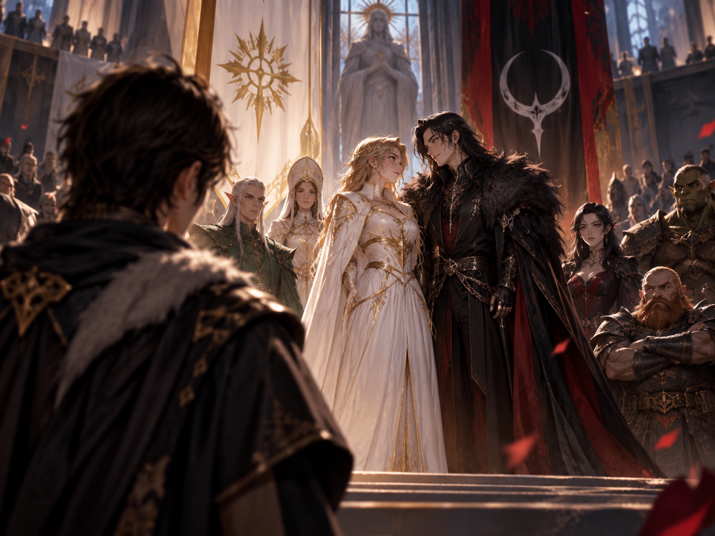 Cover art for The Peace of Betrayal , a magic scenario on AI Dungeon