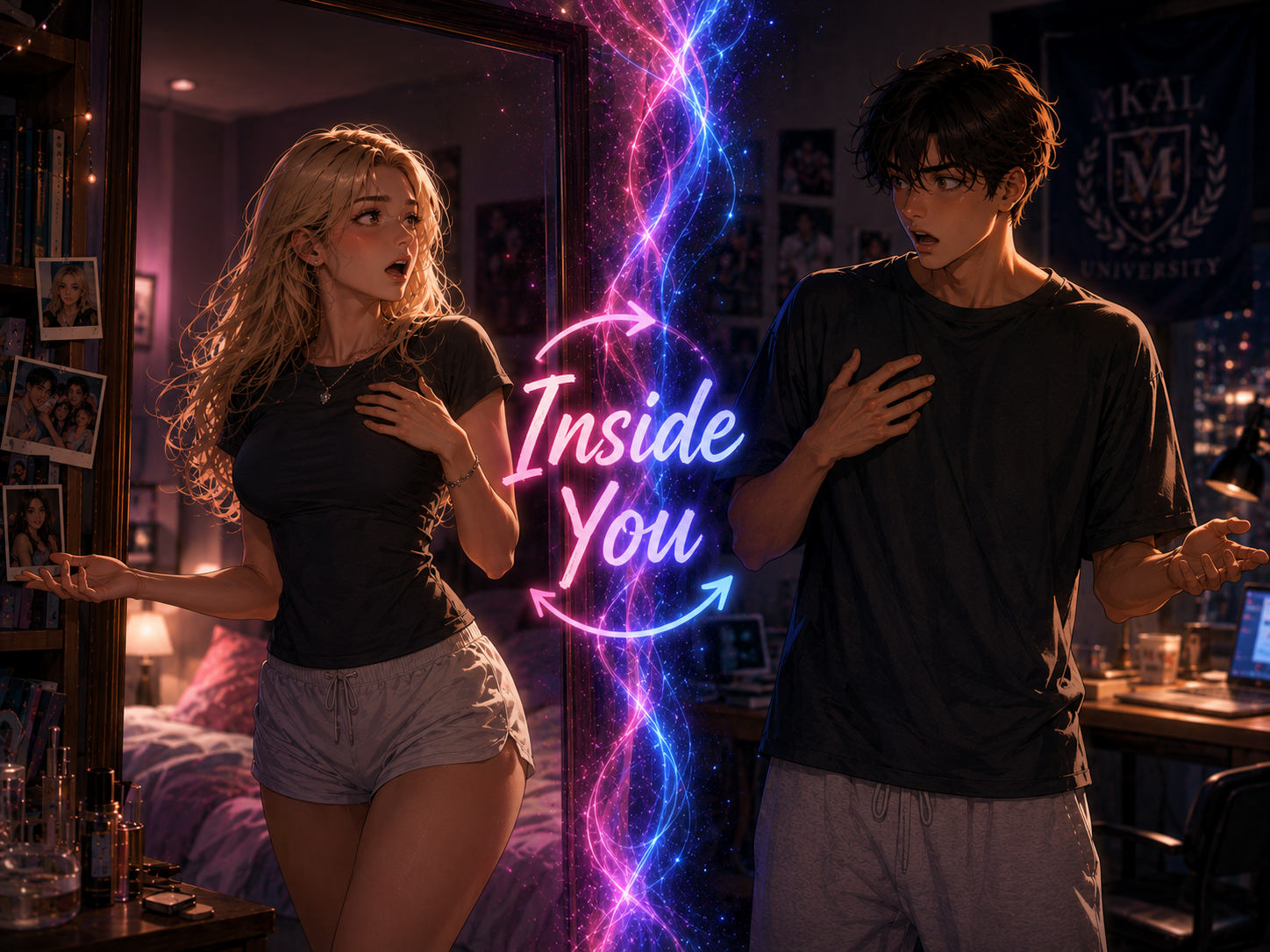 Cover art for Inside You , a comedy scenario on AI Dungeon
