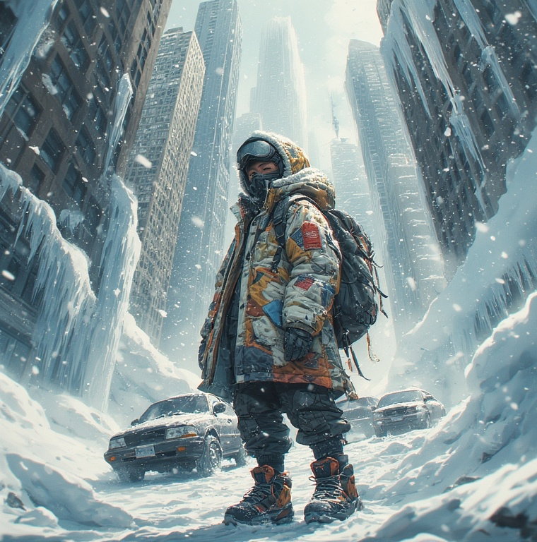 Cover art for Snows-end , a winter scenario on AI Dungeon