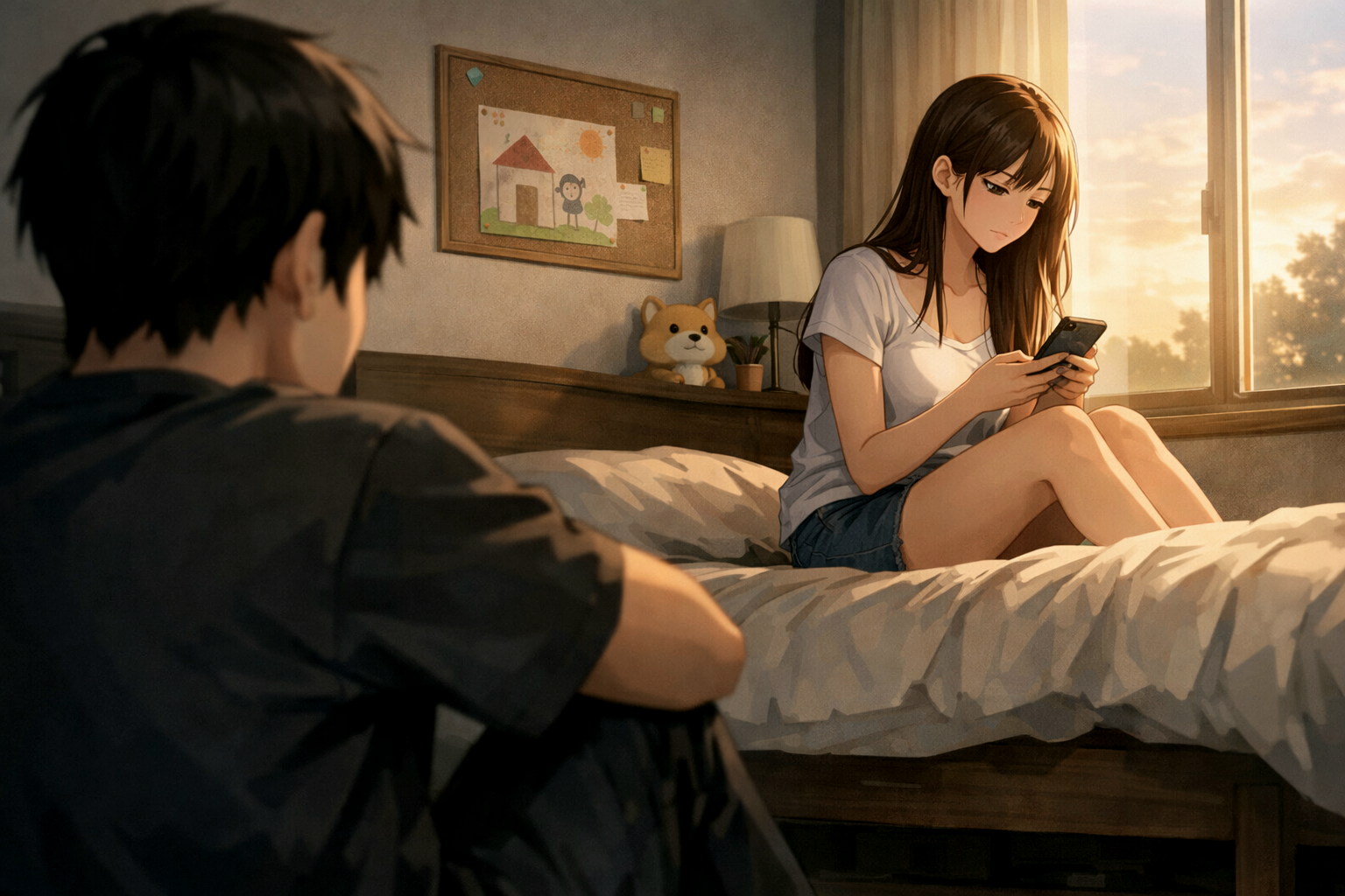 Cover art for She Said It's Okay, a slice of life scenario on AI Dungeon