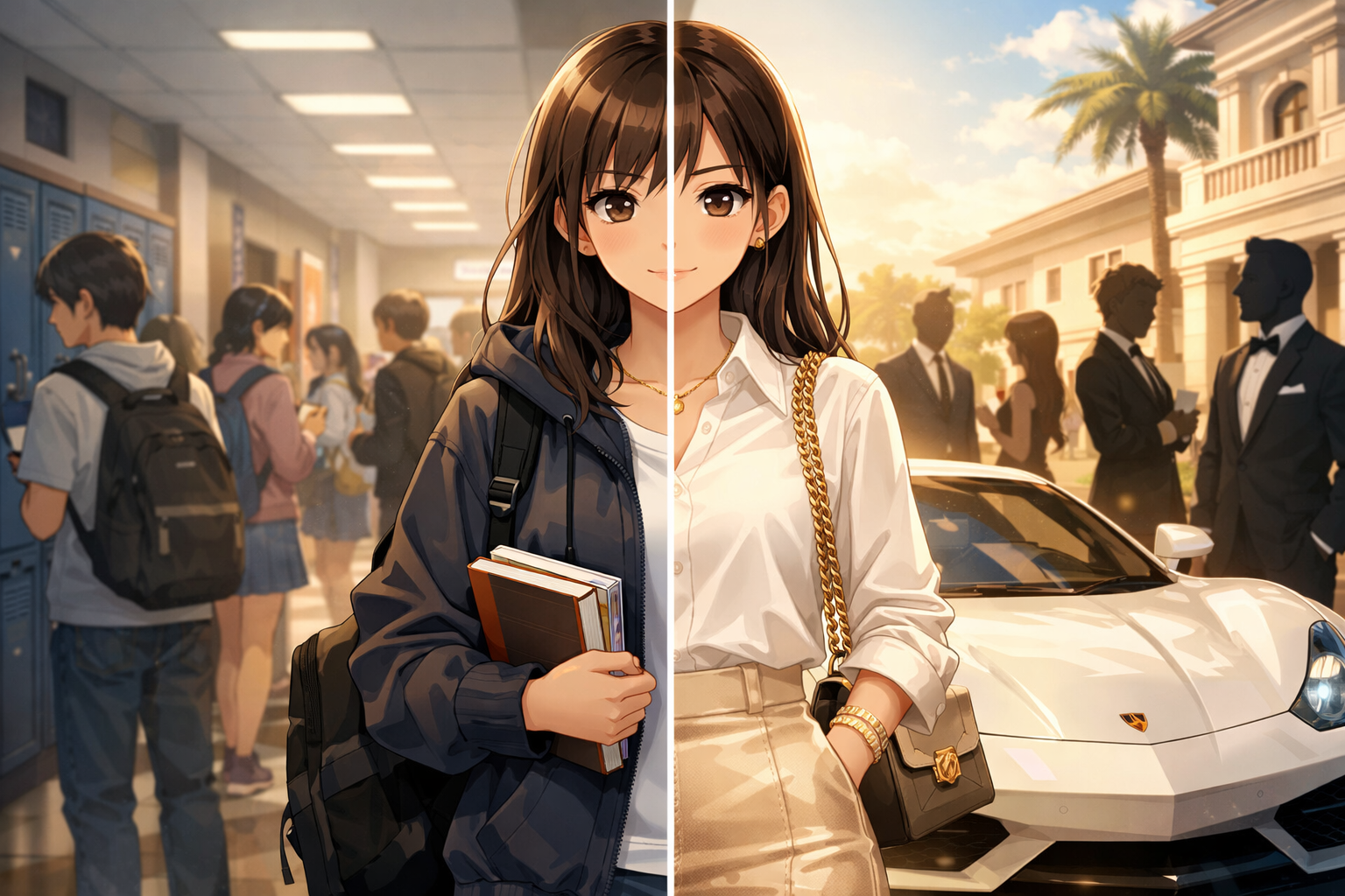 Cover art for Double Life Diaries, a mordern scenario on AI Dungeon
