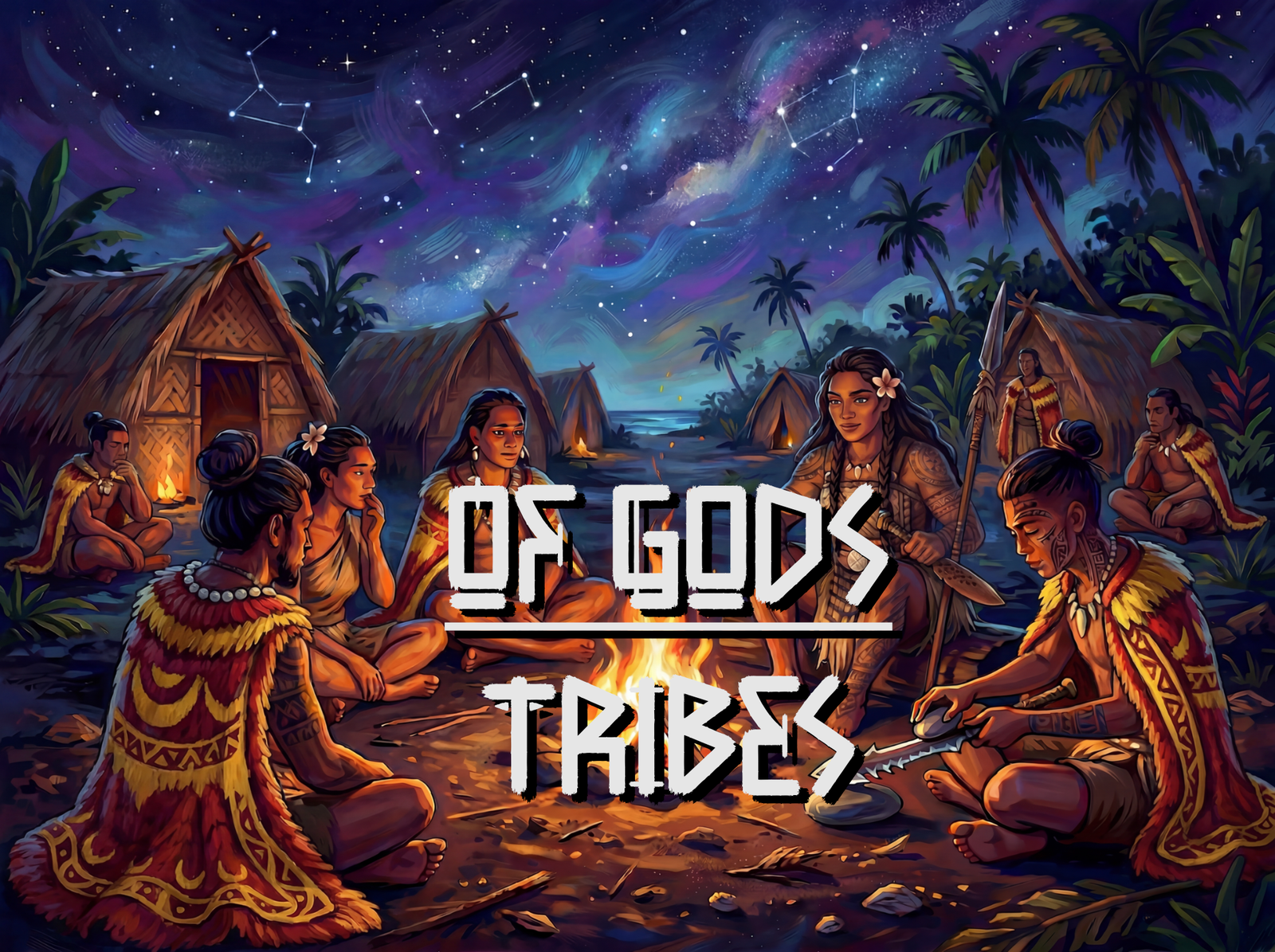 Cover art for OF GODS: Tribes, a tribal world on Voyage