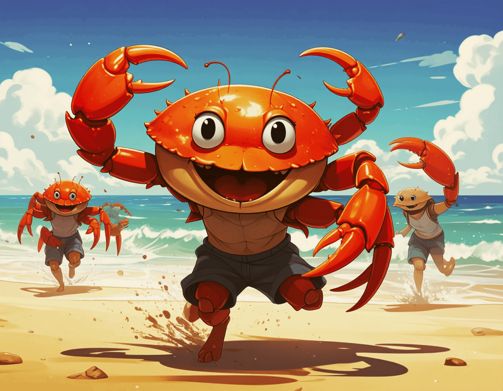 Cover art for CRABPOCALYPSE NOW!, a rpg scenario on AI Dungeon