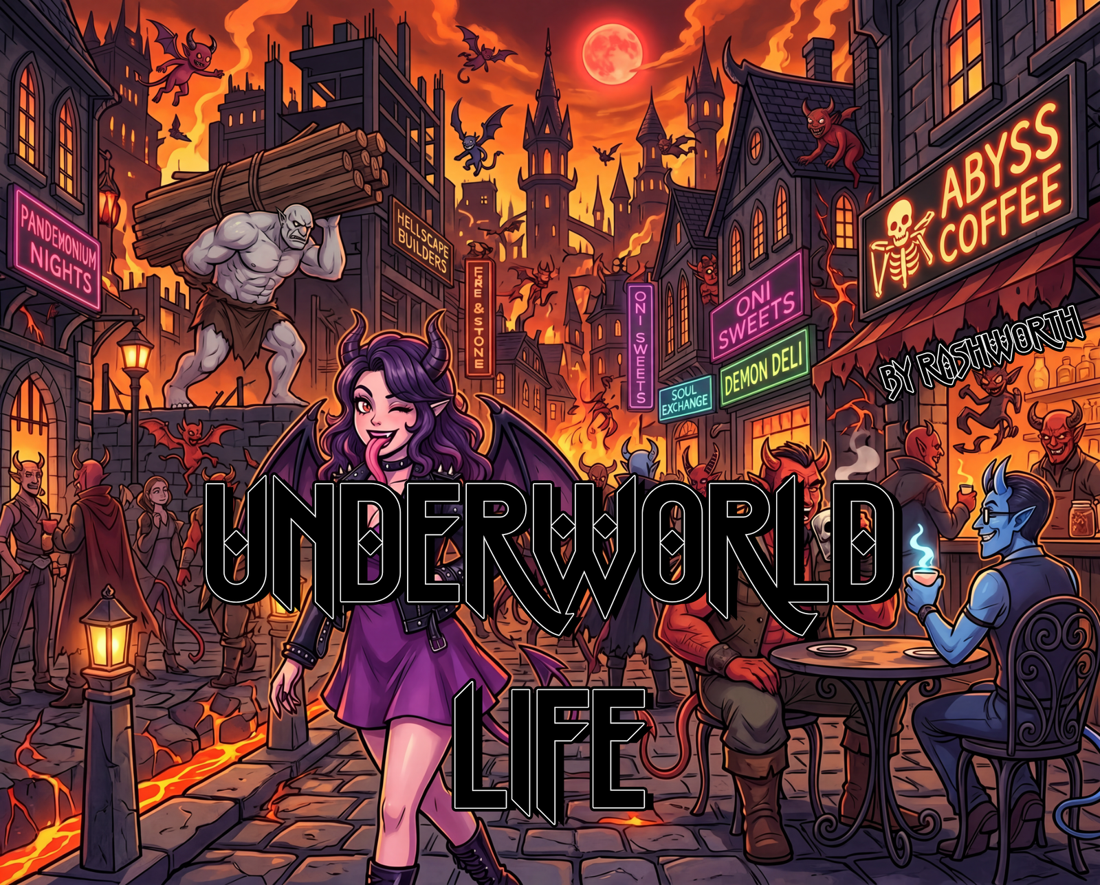 Cover art for HELL LIFE, a social world on Voyage
