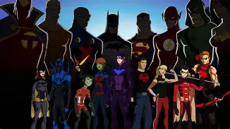 Cover art for Young Justice: Hidden Legacy, a young justice scenario on AI Dungeon