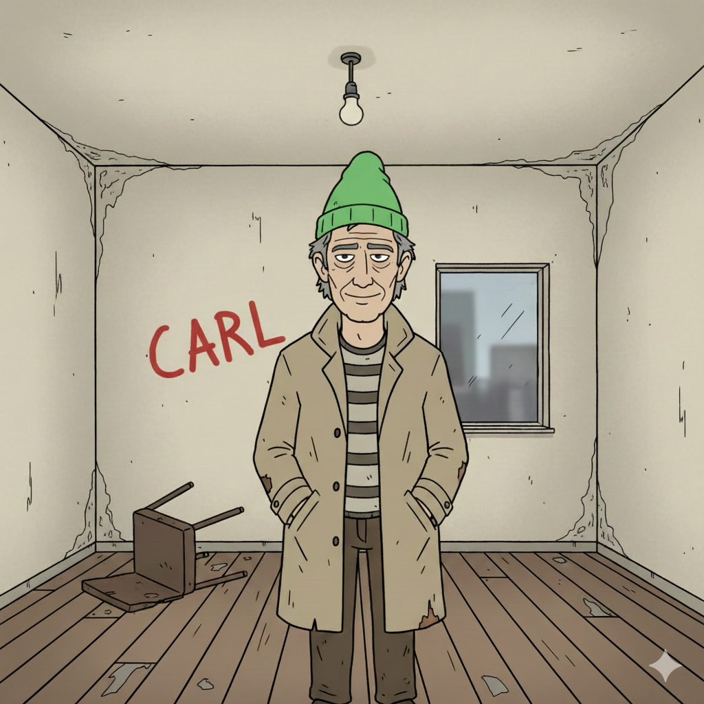 Cover art for Surviving Carl, a blackheaven scenario on AI Dungeon