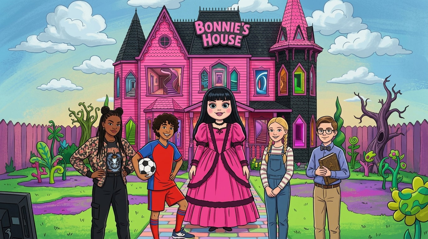 Cover art for The Bonnie Show, a horror scenario on AI Dungeon