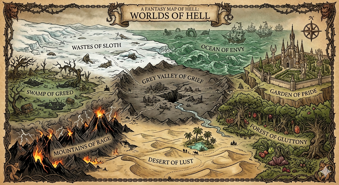 Cover art for Hellworld, a hell world on Voyage