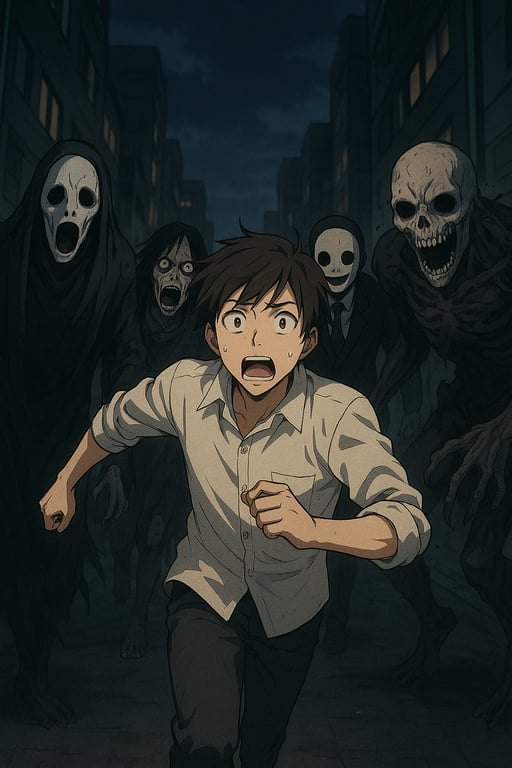 Cover art for Invading Horrors (with ac), a horror scenario on AI Dungeon