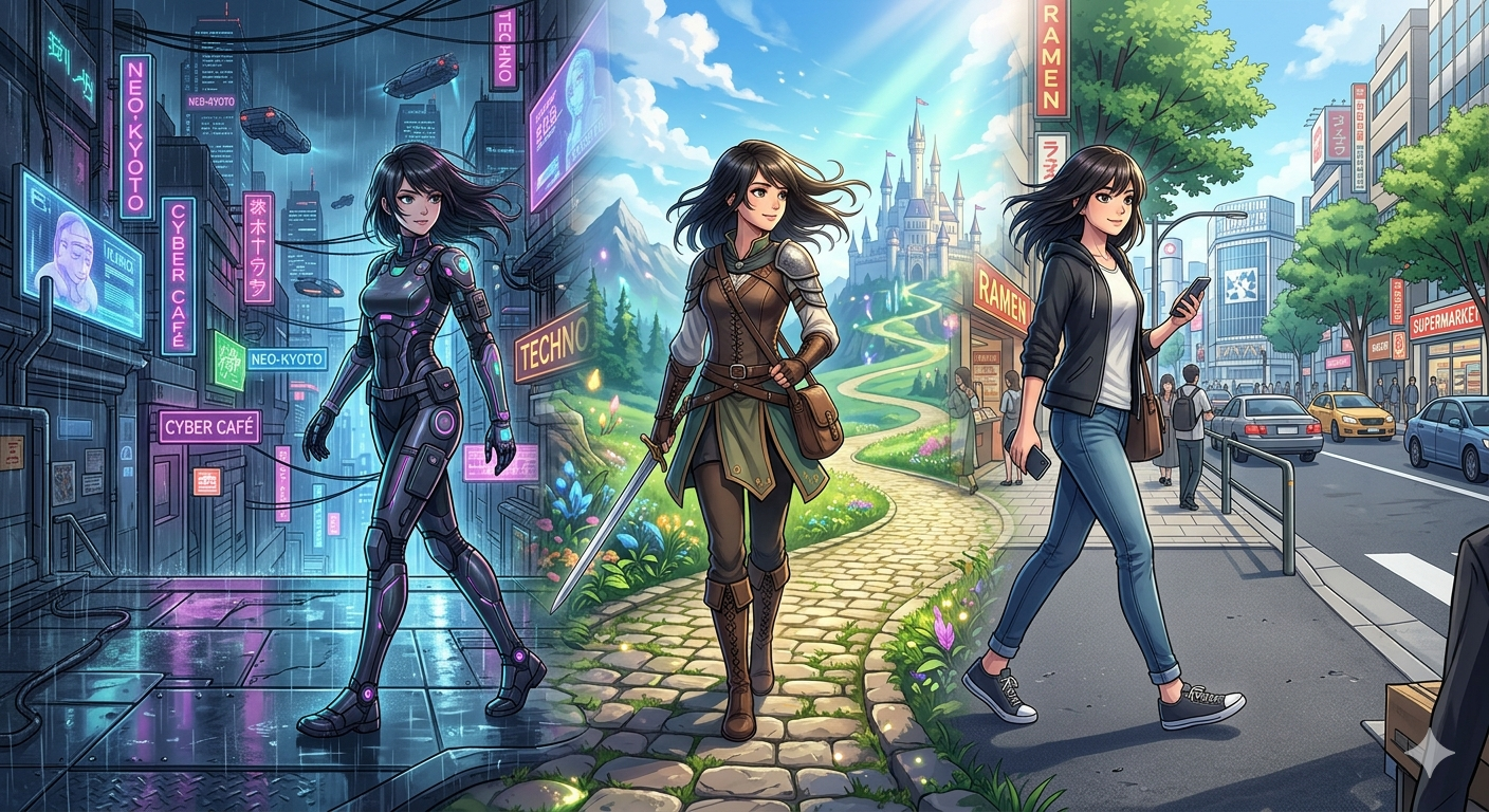 Cover art for Lose the Plot, a blackheaven scenario on AI Dungeon