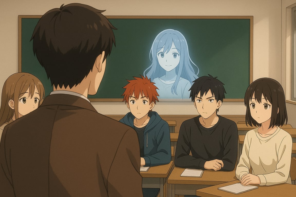 Cover art for Isekaid Teacher, a joke scenario on AI Dungeon
