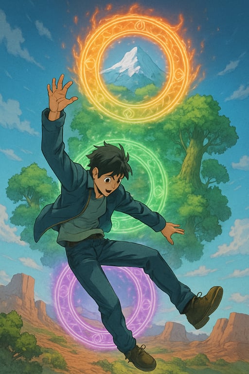 Cover art for Endless Portals, a magic scenario on AI Dungeon
