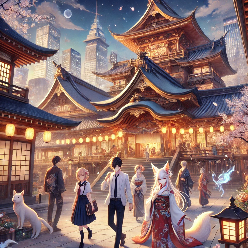 Cover art for Yokai Temple, a fantasy scenario on AI Dungeon