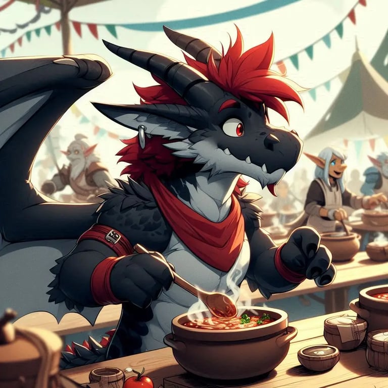 Cover art for Fantasy Masterchef, a fantasy scenario on AI Dungeon