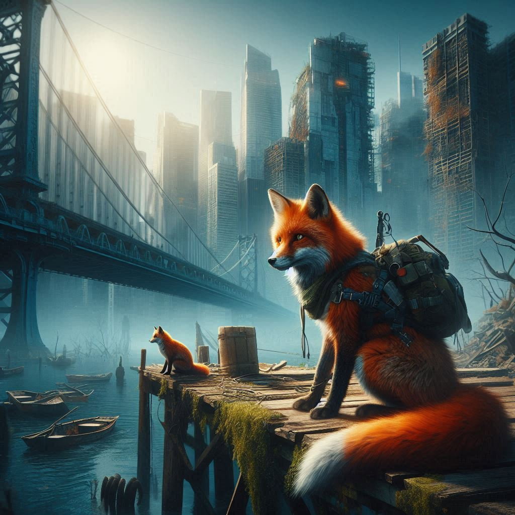 Cover art for Animal - post apocalyptic, a post apocalyptic scenario on AI Dungeon
