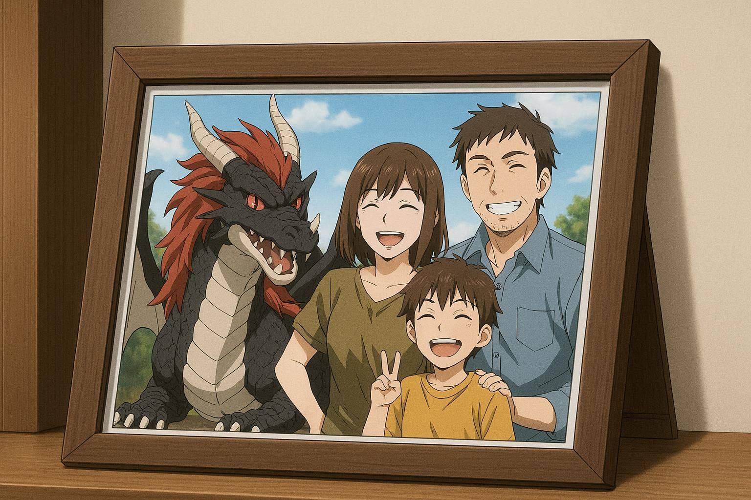 Cover art for Born A Dragon, a dragon scenario on AI Dungeon