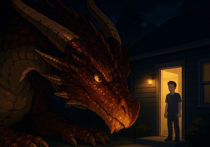 Cover art for Dragon Prince, a dragon scenario on AI Dungeon
