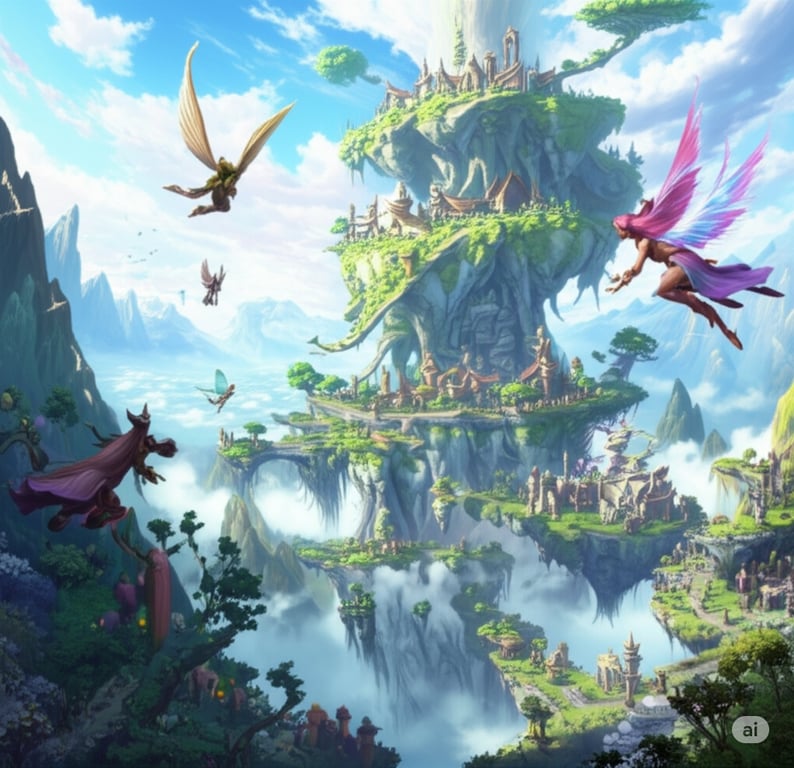 Cover art for The World of ALfheim Online, an adventure scenario on AI Dungeon