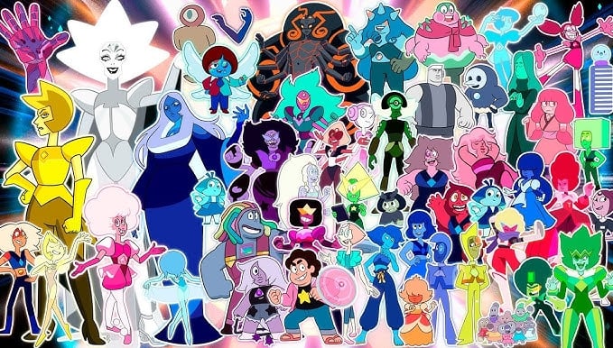 Cover art for Crystal Hearts: A Custom Gem Story v2, a steven universe scenario on AI Dungeon