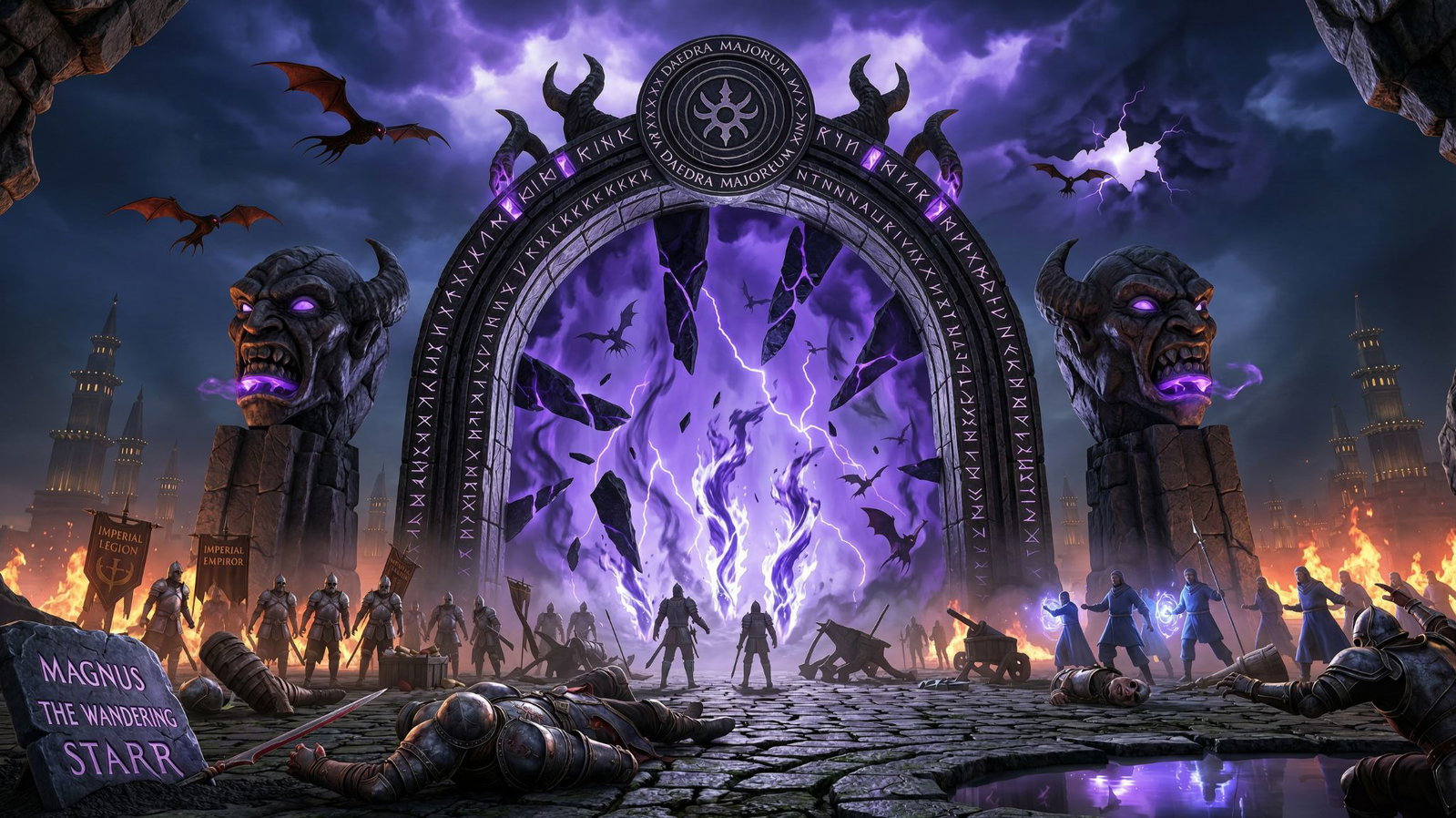 Cover art for TES:IV Oblivion, an elder scrolls scenario on AI Dungeon