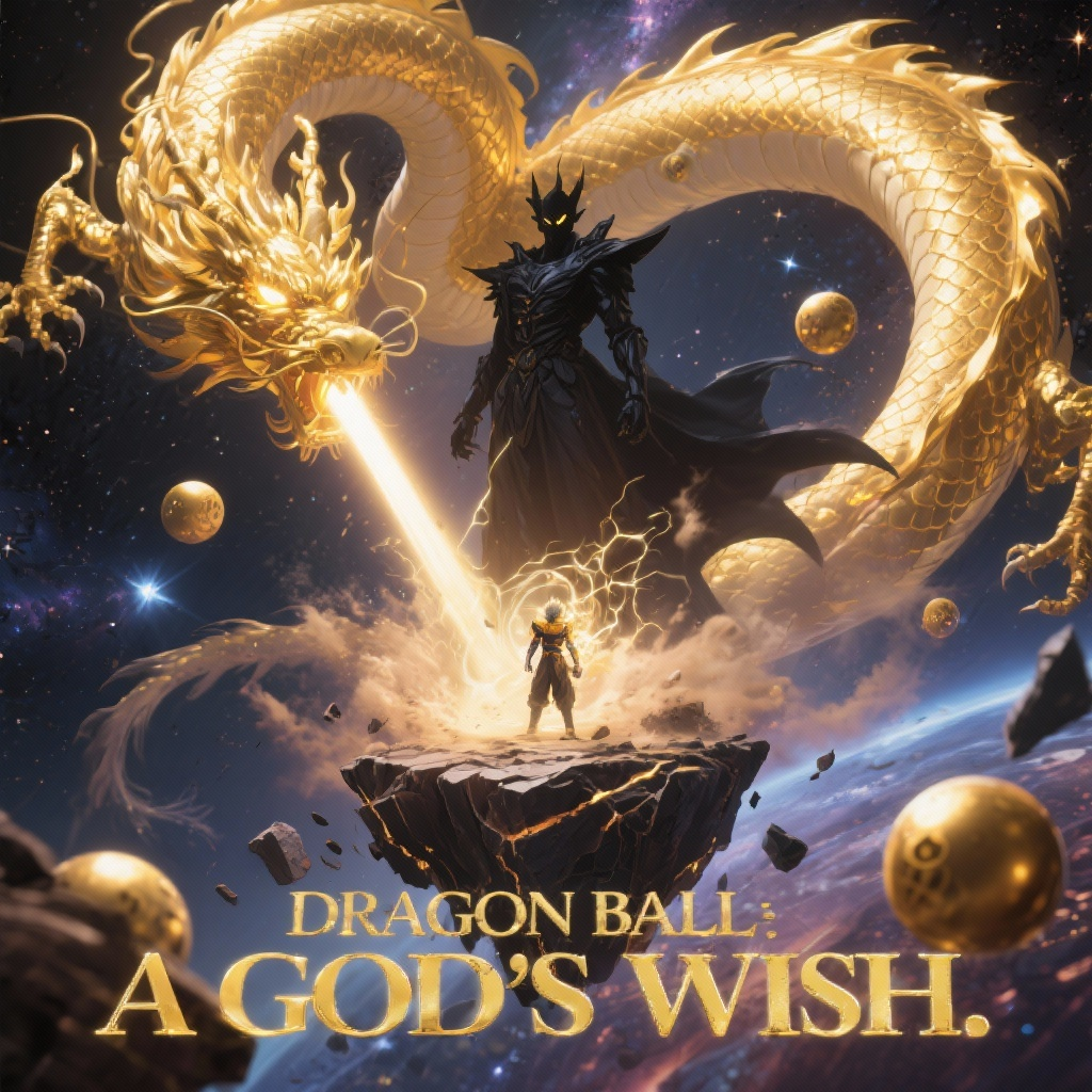 Cover art for Dragon Ball: A God's Wish, a dragon ball scenario on AI Dungeon