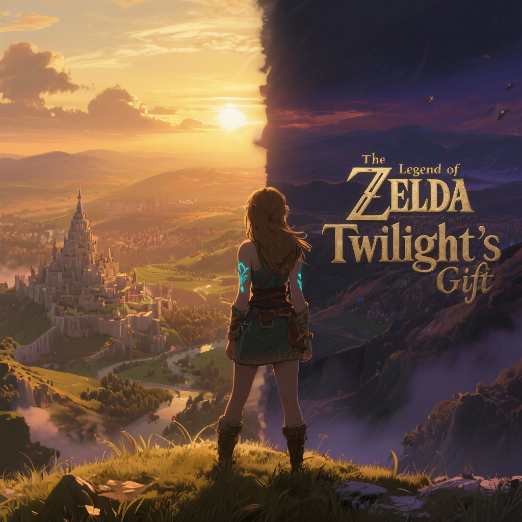 Cover art for Legend of Zelda: Twilight's Gift, a link scenario on AI Dungeon