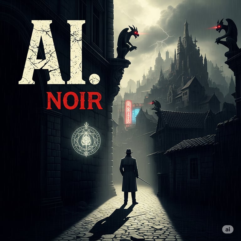 Cover art for AI. Noir, a noir scenario on AI Dungeon