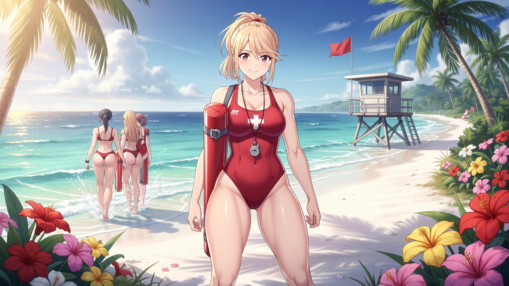 Cover art for Thick Thighs Save Lives, a comedy scenario on AI Dungeon