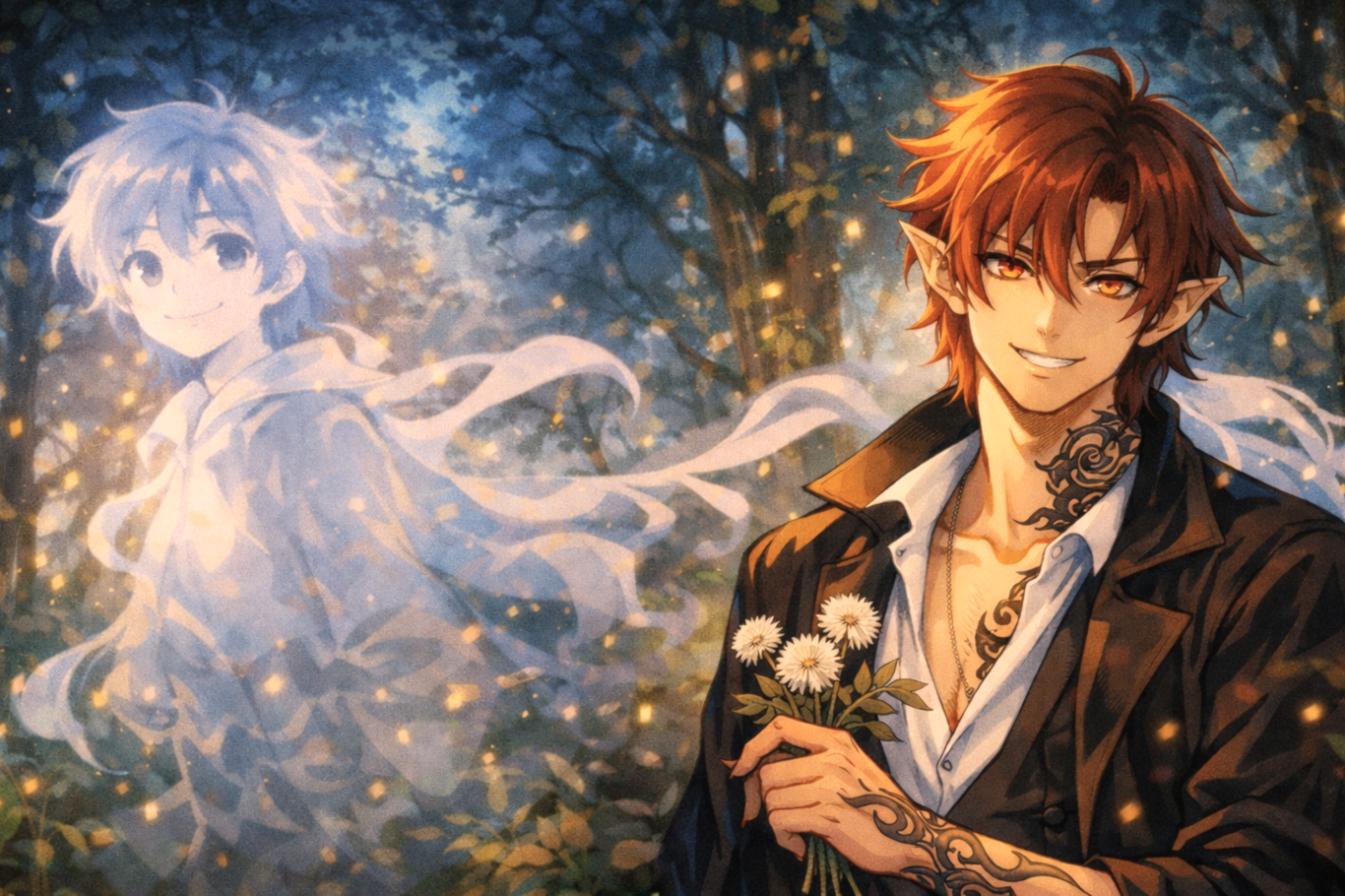 Cover art for The Imaginary Husband, a fairytale scenario on AI Dungeon