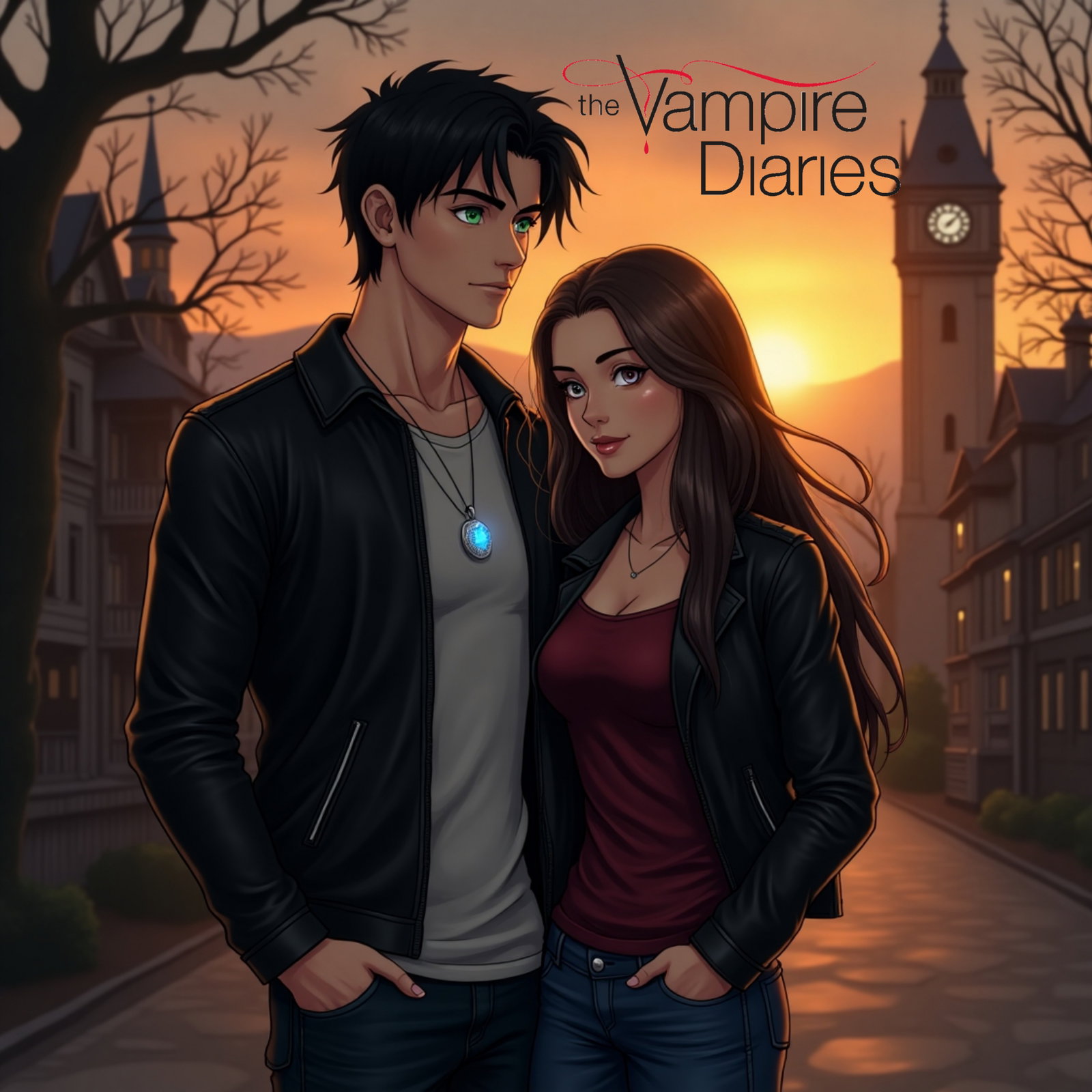 Cover art for The VeilBound Legacy: Eclipsed Fate, a vampire scenario on AI Dungeon