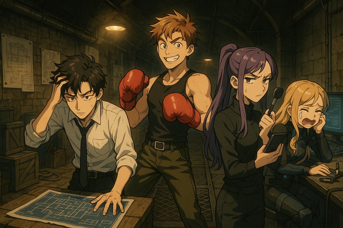 Cover art for The Chaotic Heist, a heist scenario on AI Dungeon