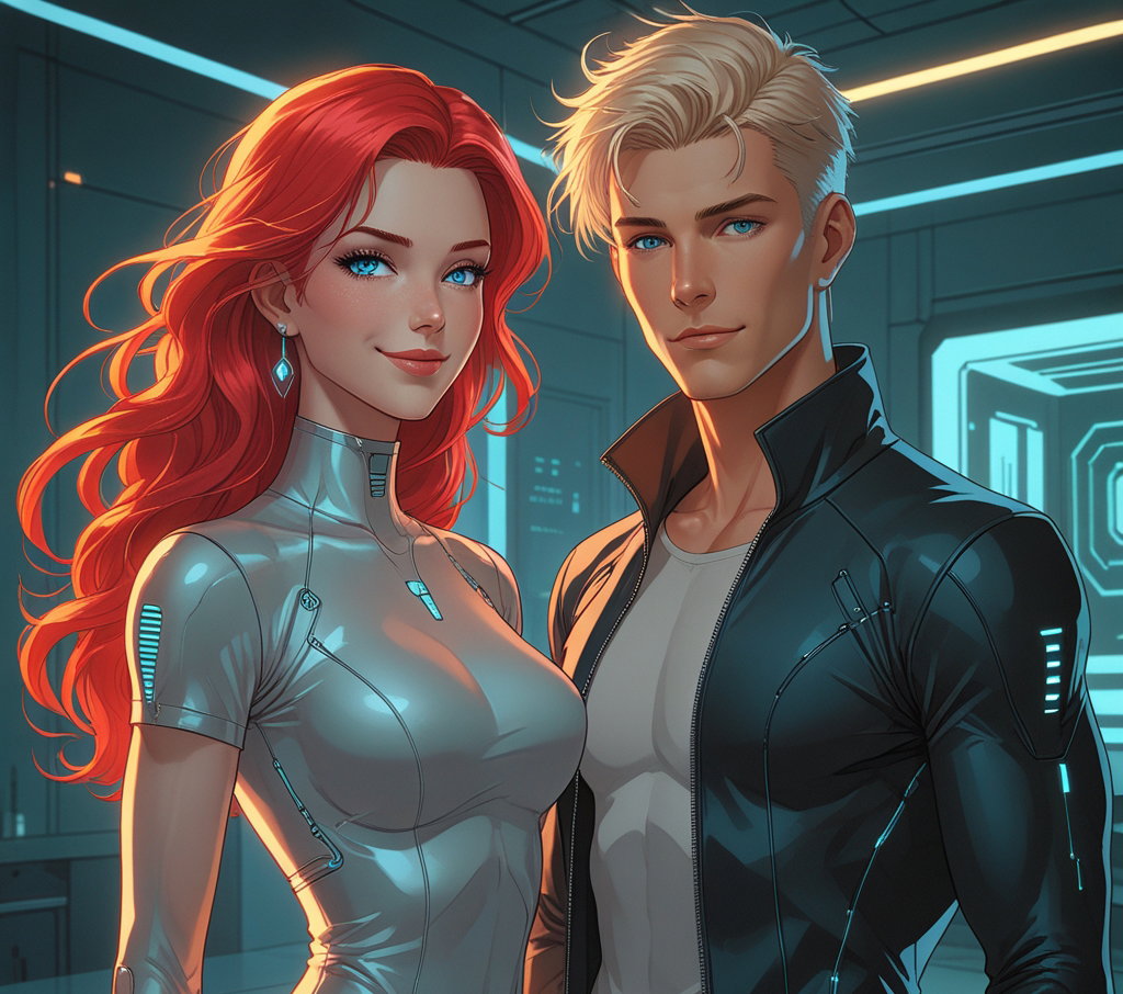 Cover art for Emotional Circuit, a romance scenario on AI Dungeon