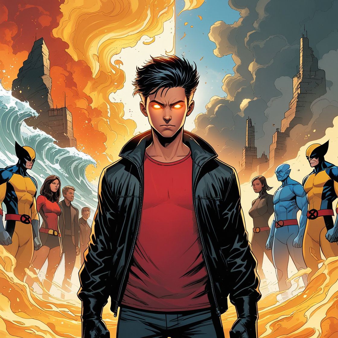 Cover art for X-MEN : Ascension, a superhero scenario on AI Dungeon