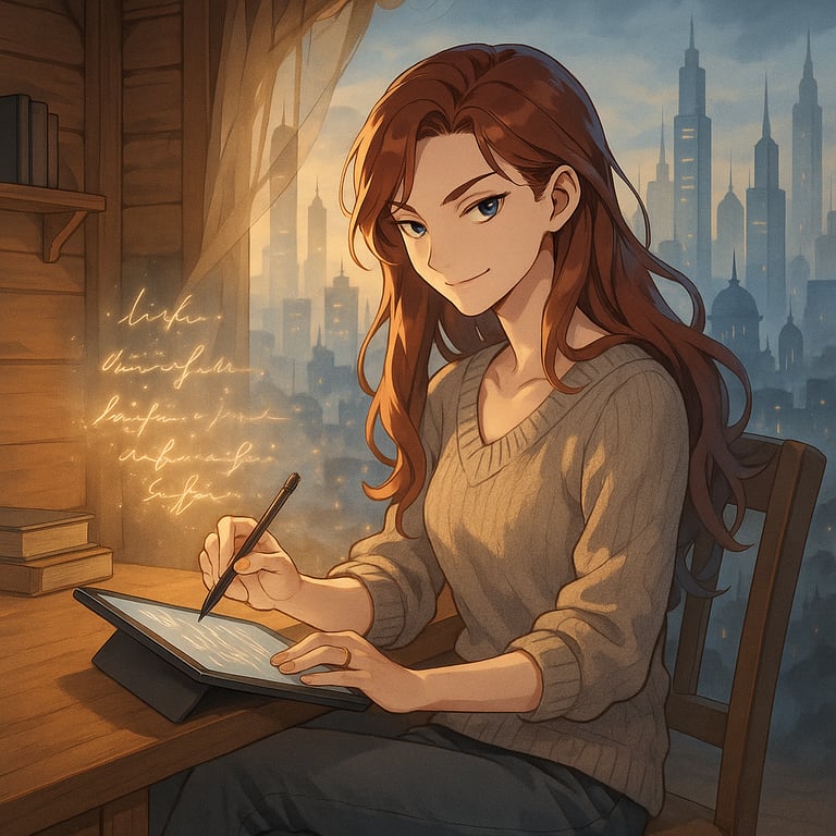 Cover art for The Ink Of My Life, an isekai scenario on AI Dungeon