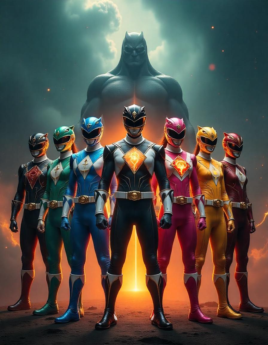 Cover art for Vedic Defenders : Rise Of The Crystals, a power rangers scenario on AI Dungeon