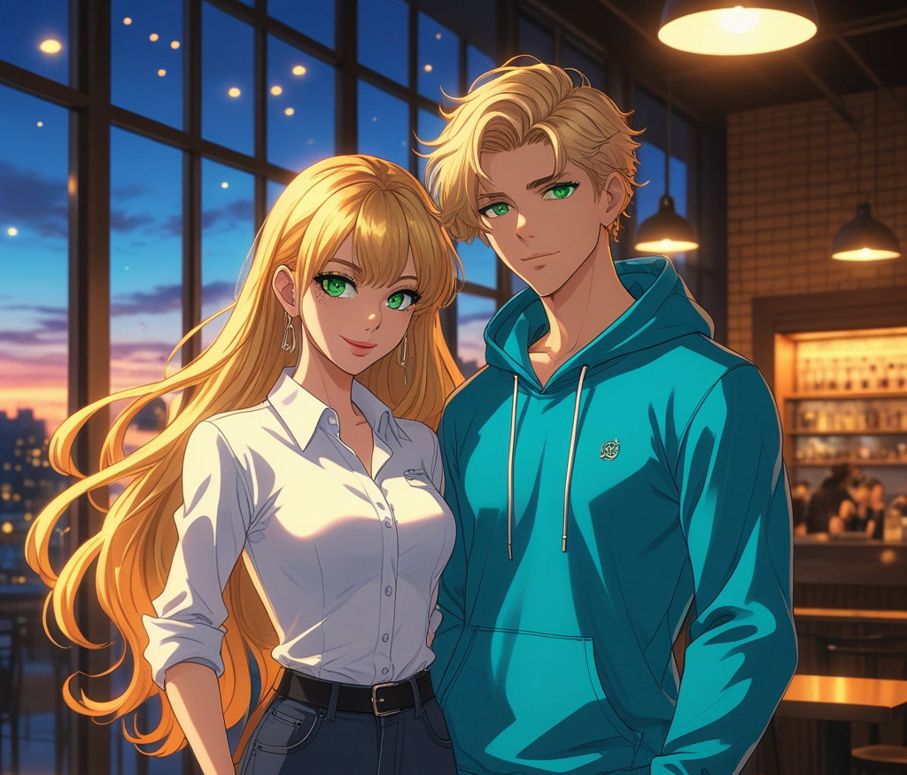 Cover art for Just Pretend ....... Right?, a romance scenario on AI Dungeon