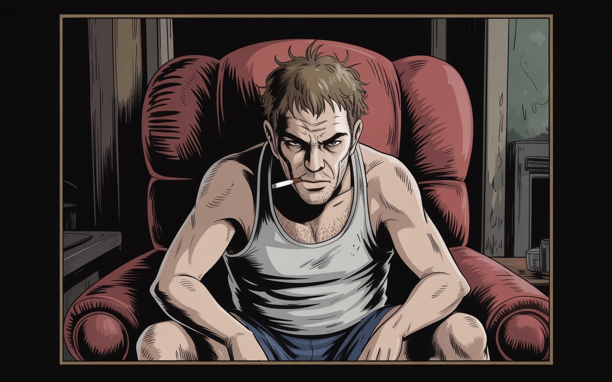 Cover art for My Stepfather, the Bully, a bully scenario on AI Dungeon