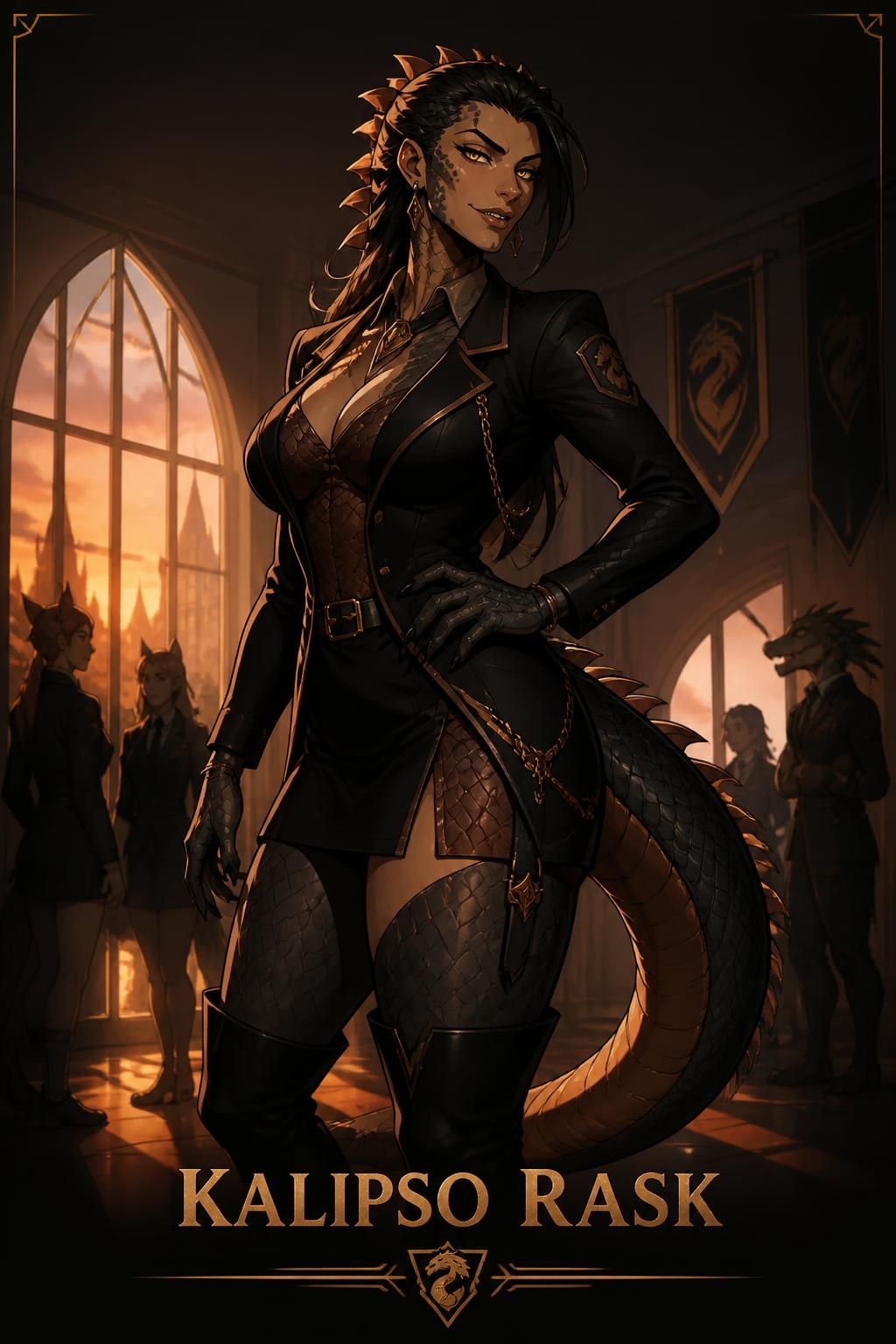 Cover art for The Most Dangerous Student - Kalipso , a monster girl scenario on AI Dungeon