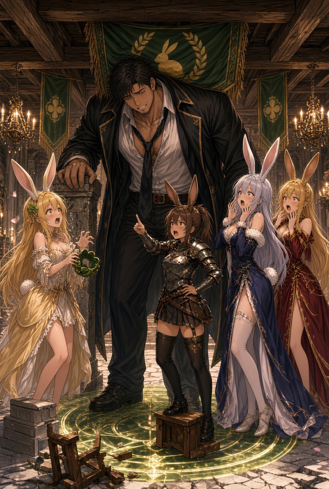 Cover art for I Became a Hero in Another World and Nothing Here Is My Size!?, an isekai scenario on AI Dungeon