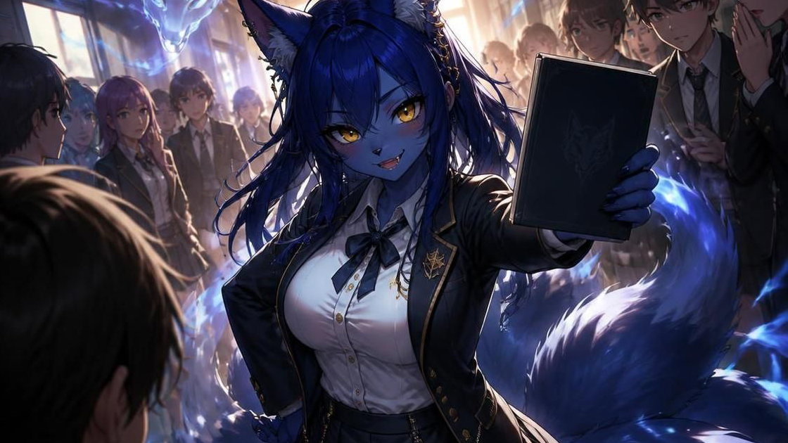 Cover art for Bullied By Kitsune , a tsundere scenario on AI Dungeon