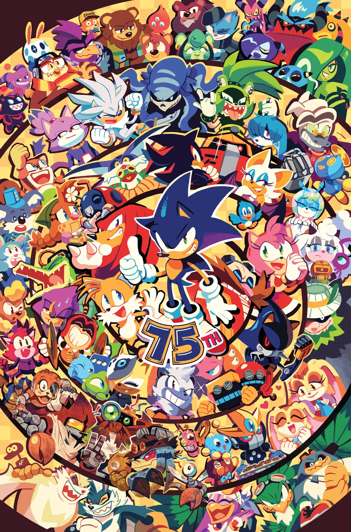 Cover art for Sonic IDW, a sonic scenario on AI Dungeon
