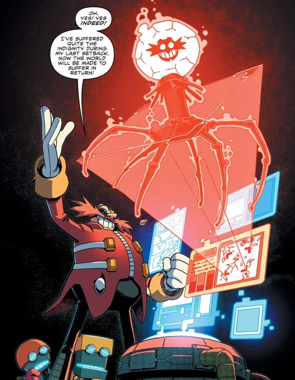 Cover art for The Metal Virus , a sonic scenario on AI Dungeon