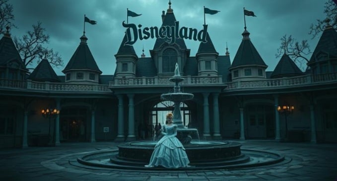 Cover art for Not so Disney after all., a satire scenario on AI Dungeon
