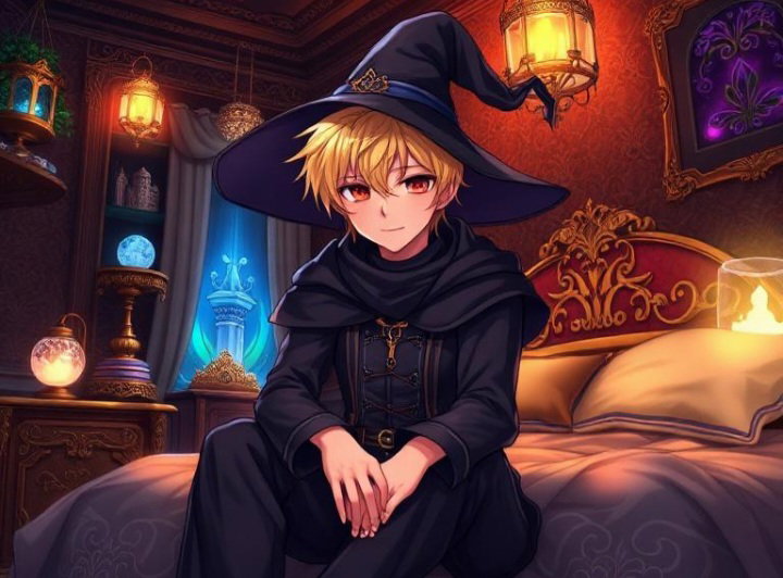 Cover art for Reincarnated as a Witch, a drama scenario on AI Dungeon